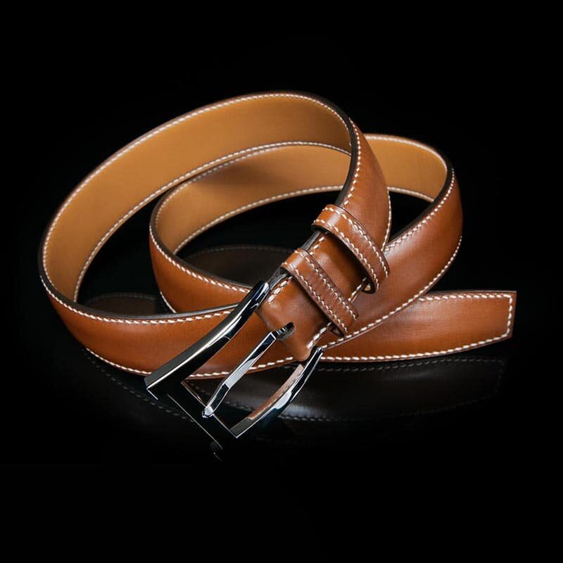 ceinture en box gold finition beige 3