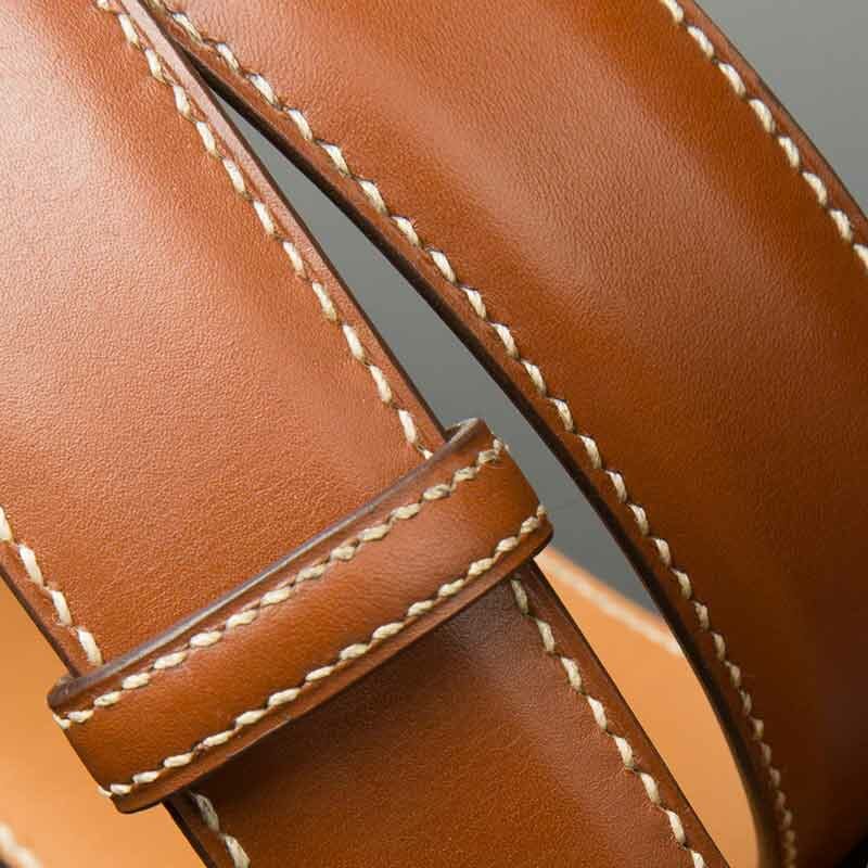 ceinture en box gold finition jaune-orange 2
