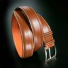 ceinture en box gold finition orange 1