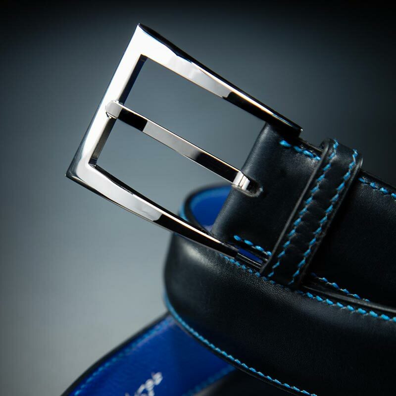 ceinture en box marine avec boucle delta 4