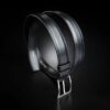 ceinture en calf grainé noir, intérieur noir et boucle Delta 1