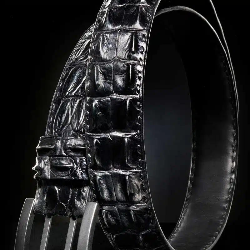 Real Authentic Skin Avana All-Over Genuine Crocodile Hornback Cinturon De Cocodrilo main image 1