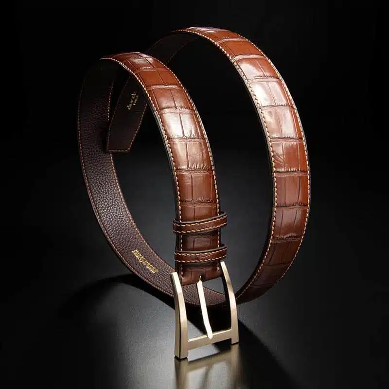 JAG Simon Belt Chocolate JAMW17002 Size L main image 0