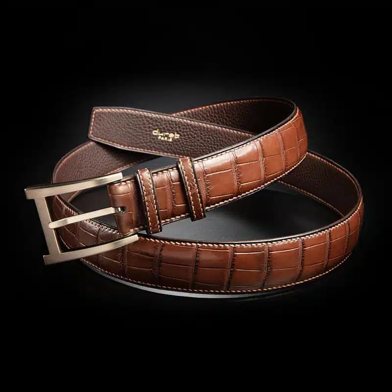 Bracelet Cuir Crocodile Marron Pour Breitling – Largeur 16/14 Mm – Neuf Sans étiquette