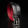 ceinture en veau lisse noir 1