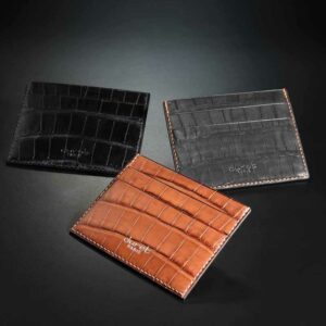 porte-cartes en crocodile 1