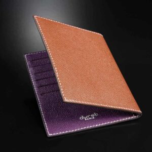 portefeuille Ethymo en calf marron moyen 1