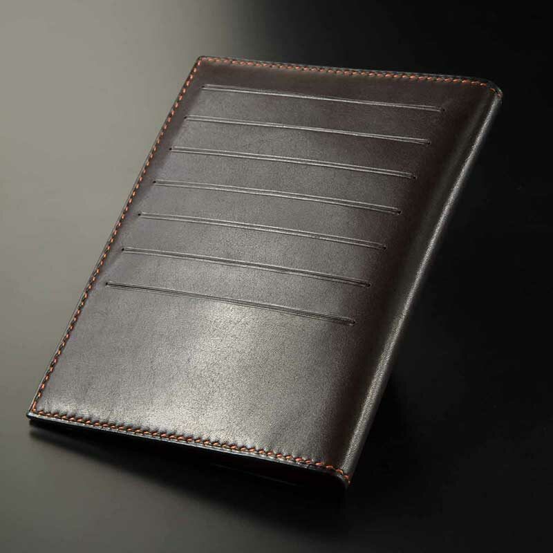 portefeuille en veau chocolat 2