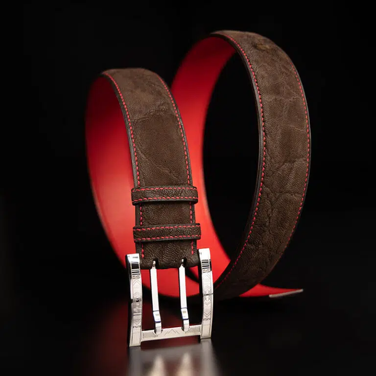 Elephant Hand embroidered black Bust belt